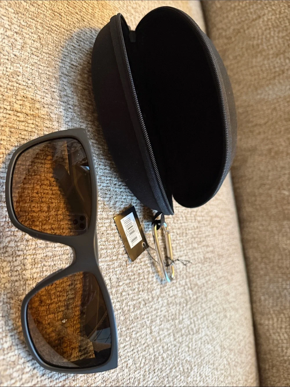 SMITH Black Sunglasses with Brown Lenses
